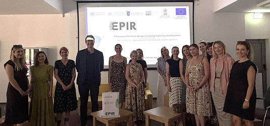 Završno diseminacijsko događanje Erasmus+ projekta „E-Procedure of Institutional Recognition of Foreign Higher Education Documents – EPIR