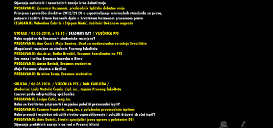 Manifestacija „100 posto Studentski dani prava“