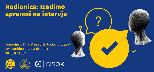 Prijave na radionicu „Izađimo spremni na intervju“