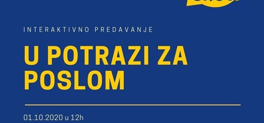 Prvo ovogodišnje predavanje iz ciklusa Talk&Grow 