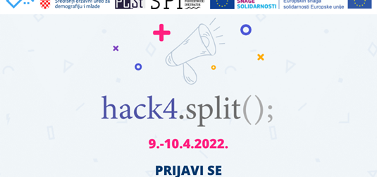Imate ideju koja bi unaprijedila život u zajednici - prijavite se na hackathon Hack4Split!