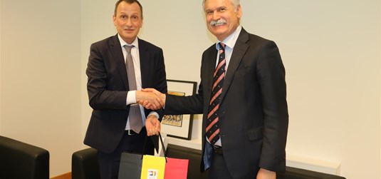 Ambassador of the Kingdom of Belgium visits the University of Split