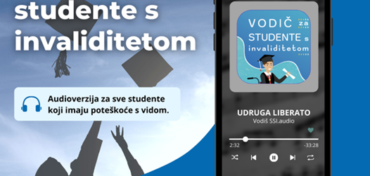 Vodič za studente s invaliditetom i u audio verziji!