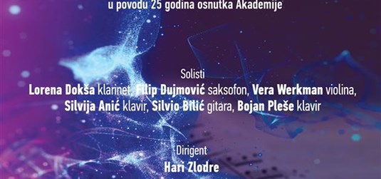 Koncert povodom 25. godišnjice osnutka Umjetničke akademije u Splitu