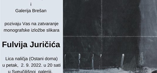 Svečano zatvaranje izložbe Fulvija Juričića u Sveučilišnoj galeriji