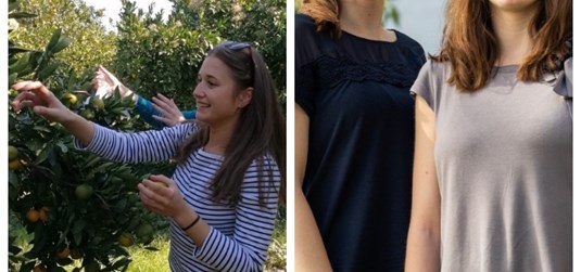 Najbolje studentice studija Mediteranske poljoprivrede: 
