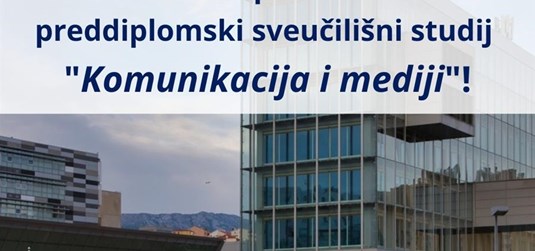 U novoj akademskoj godini prvi studenti će sjesti u klupe na studiju Komunikacija i mediji!