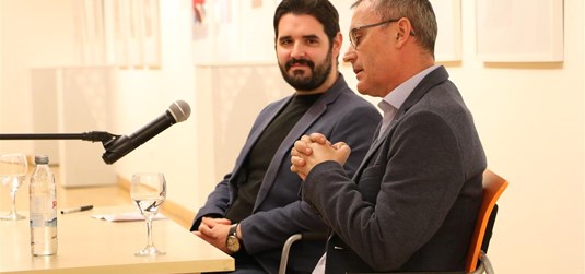 Literary meeting with Vedran Kukavica at the University Gallery