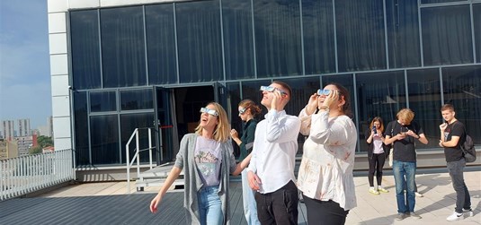 Physics students at Faculty of Science (PMF), in the project 
