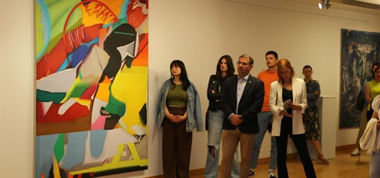 Exhibition Between Figuration and Abstraction opened at the University Gallery