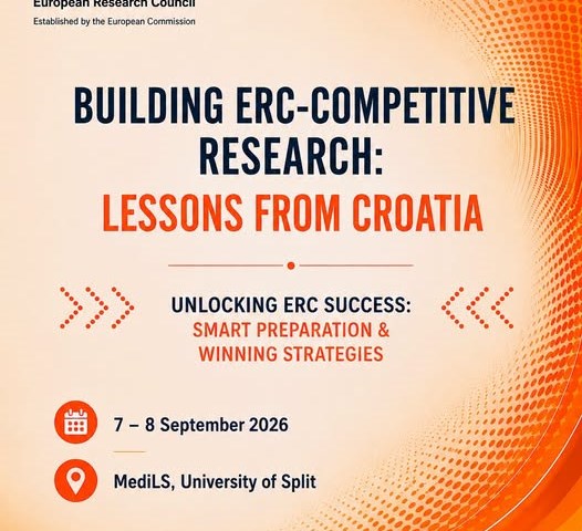Otvorene prijave za radionicu „Building ERC-Competitive Research: Lessons from Croatia”