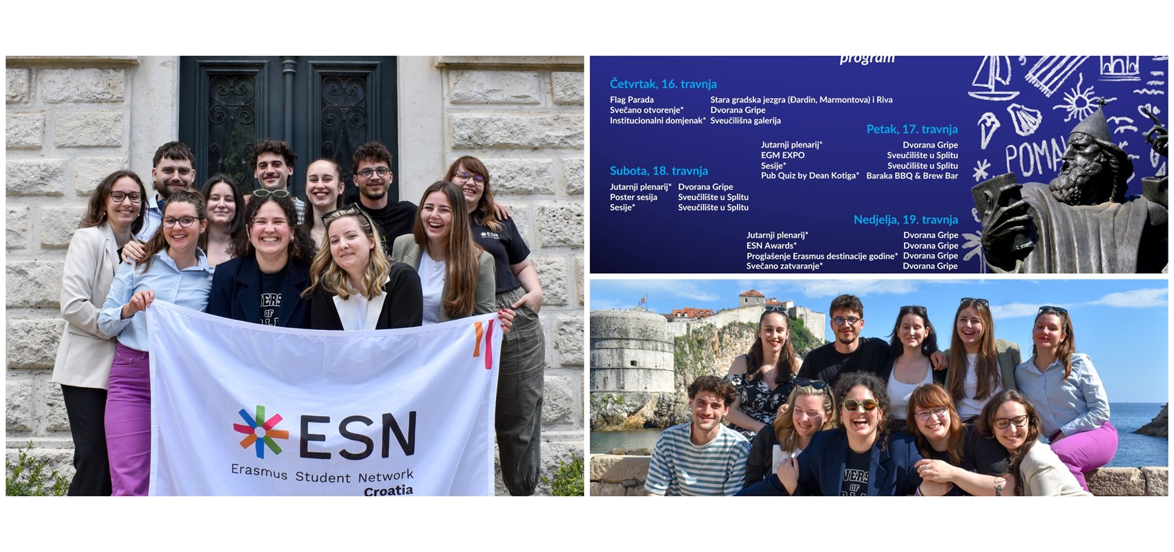 Više od 1300 studenata iz 45 zemalja dolazi u Split na Erasmus Generation Meeting