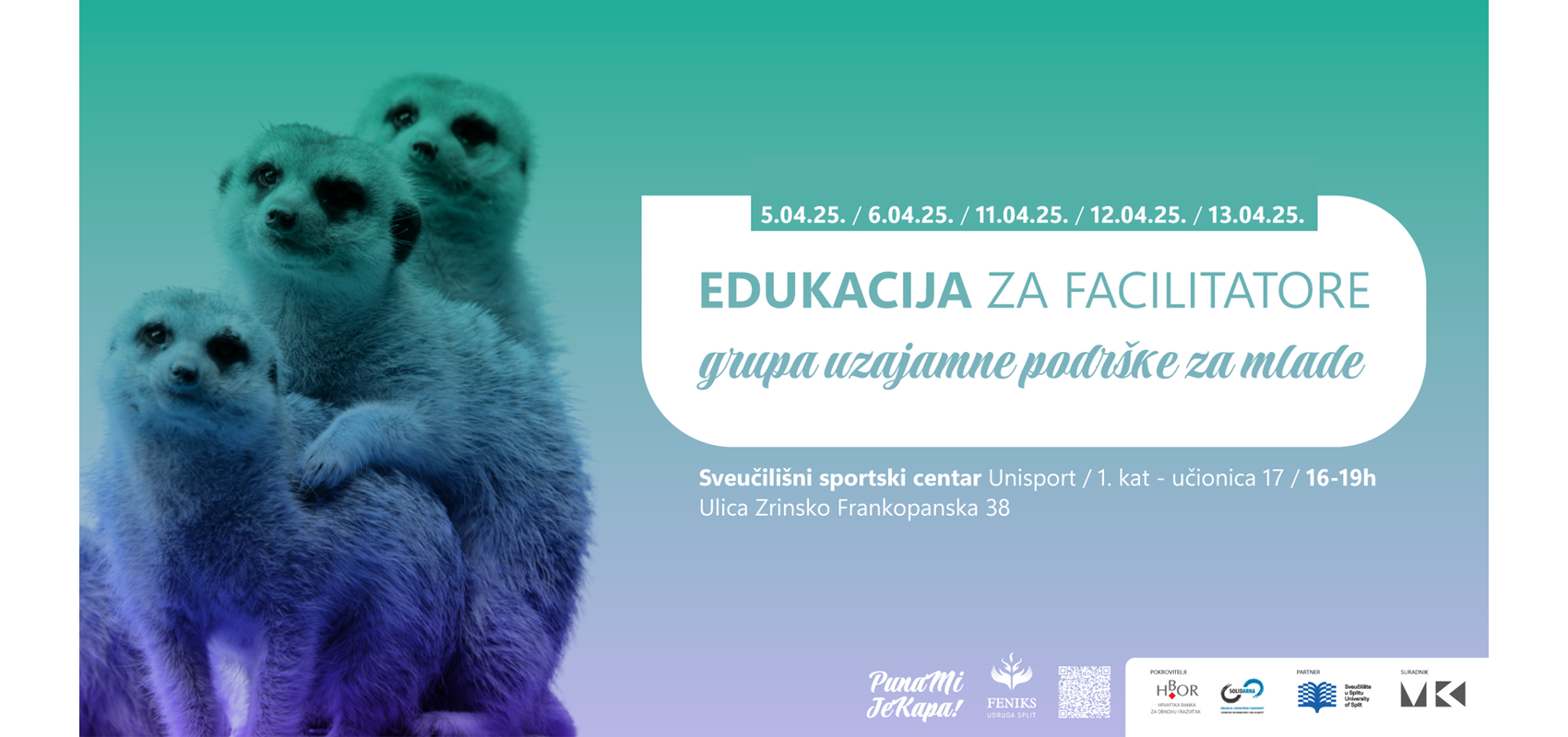  Prijave na besplatnu Edukaciju za facilitatore grupe uzajamne podrške za mlade