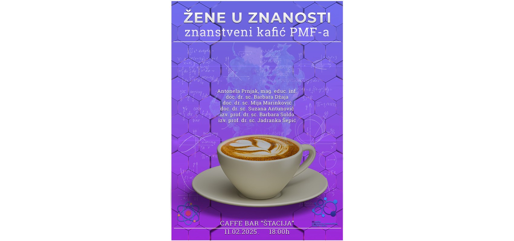 Znanstveni kafić PMF-a: Žene u znanosti