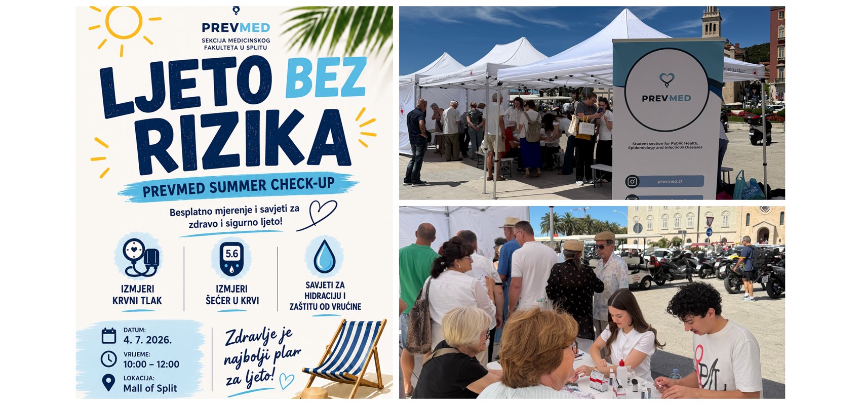  PrevMed organizira “Ljeto bez rizika” u Mall of Splitu