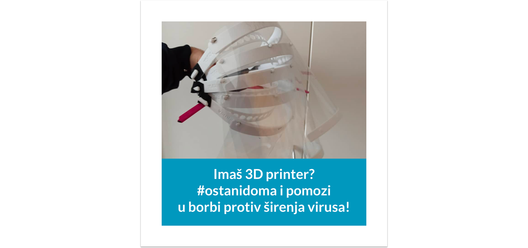 Akcija izrade vizira za zaštitu medicinskog osoblja