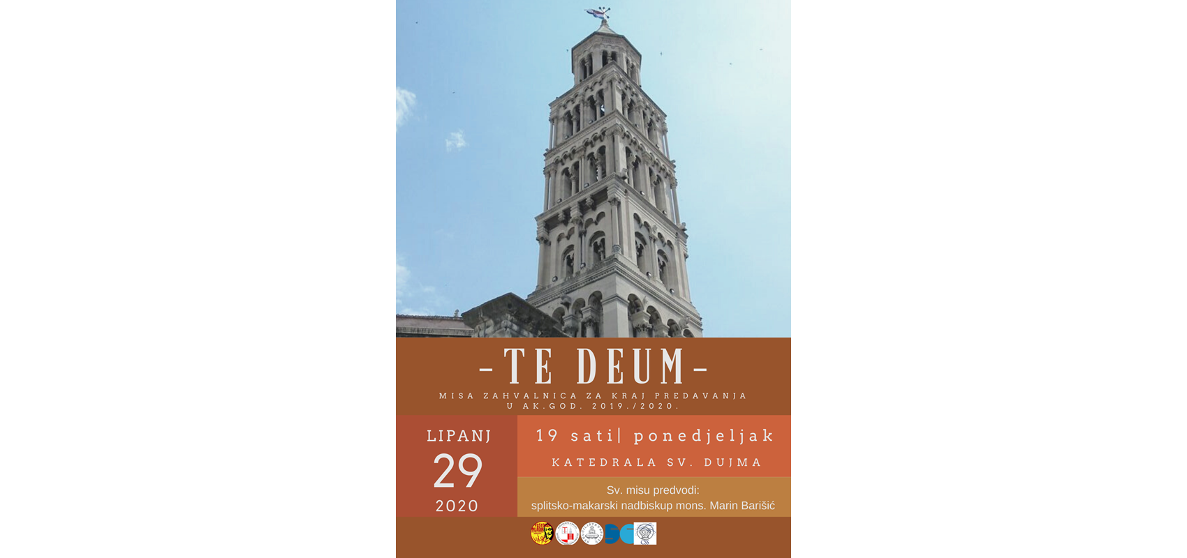 Te Deum – sveta misa zahvalnica za kraj akademske godine 2019./2020.