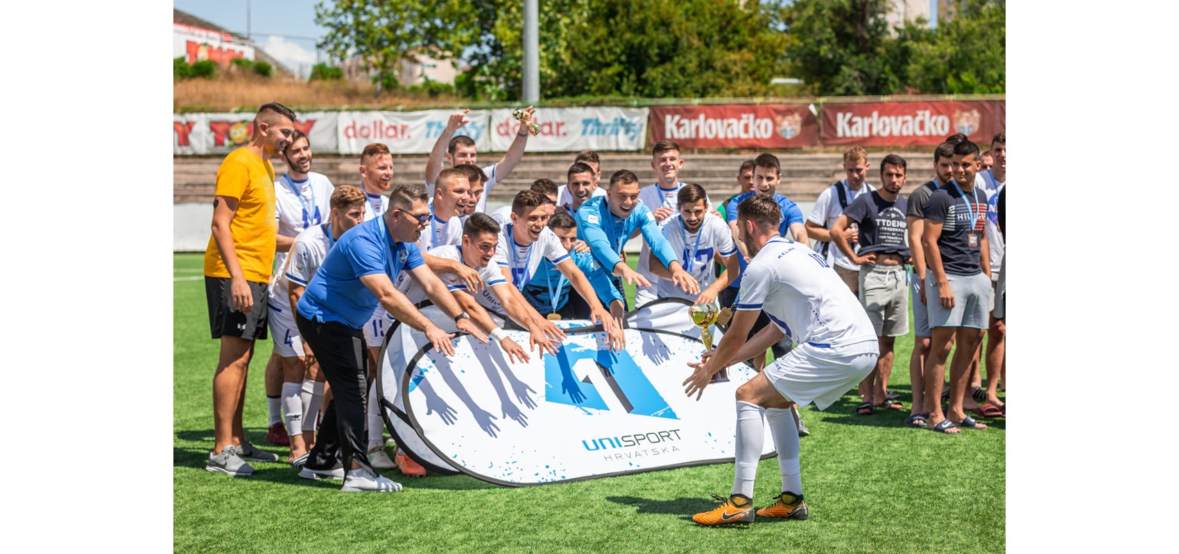 Nogometna reprezentacija Sveučilišta u Splitu 4. puta za redom državni prvaci