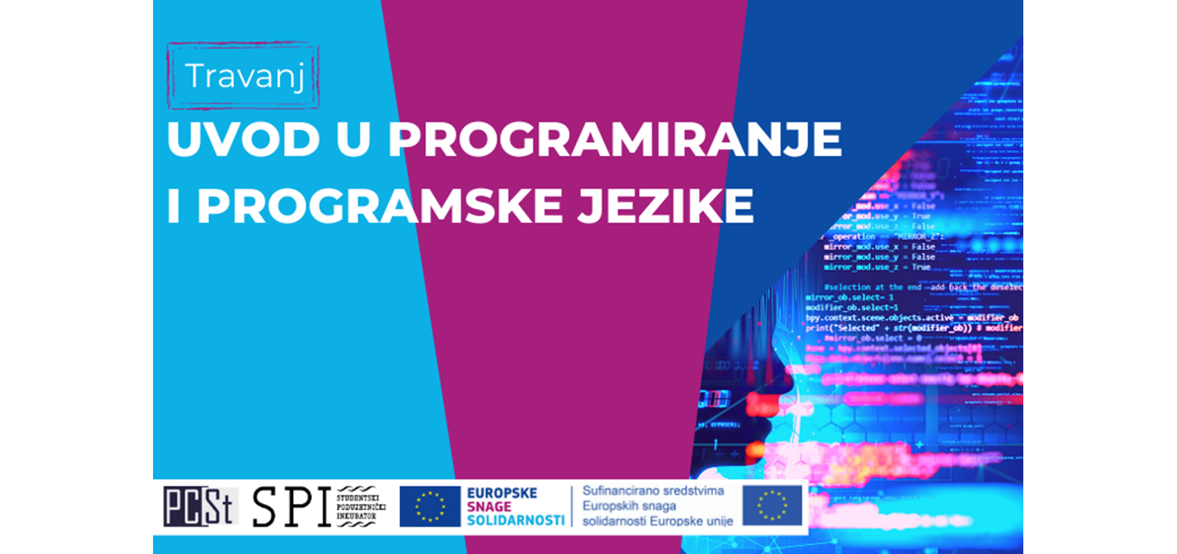 Radionice Studentskog poduzetničkog inkubatora na temu “Uvod u programiranje i programske jezike”