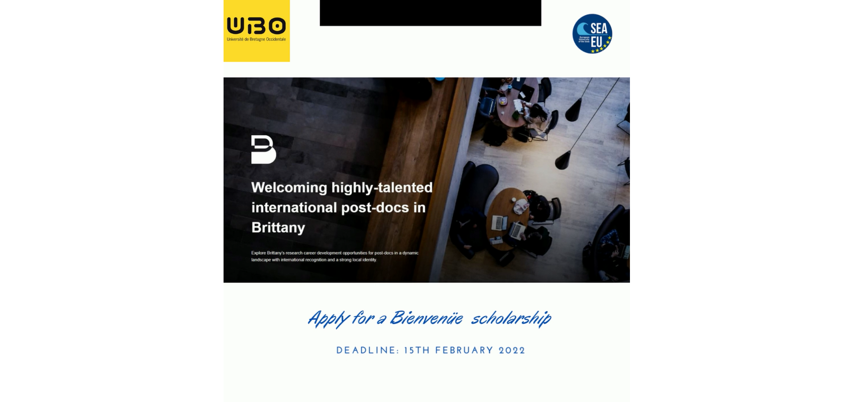 Call for postdoctoral scholarships at University of Brest
