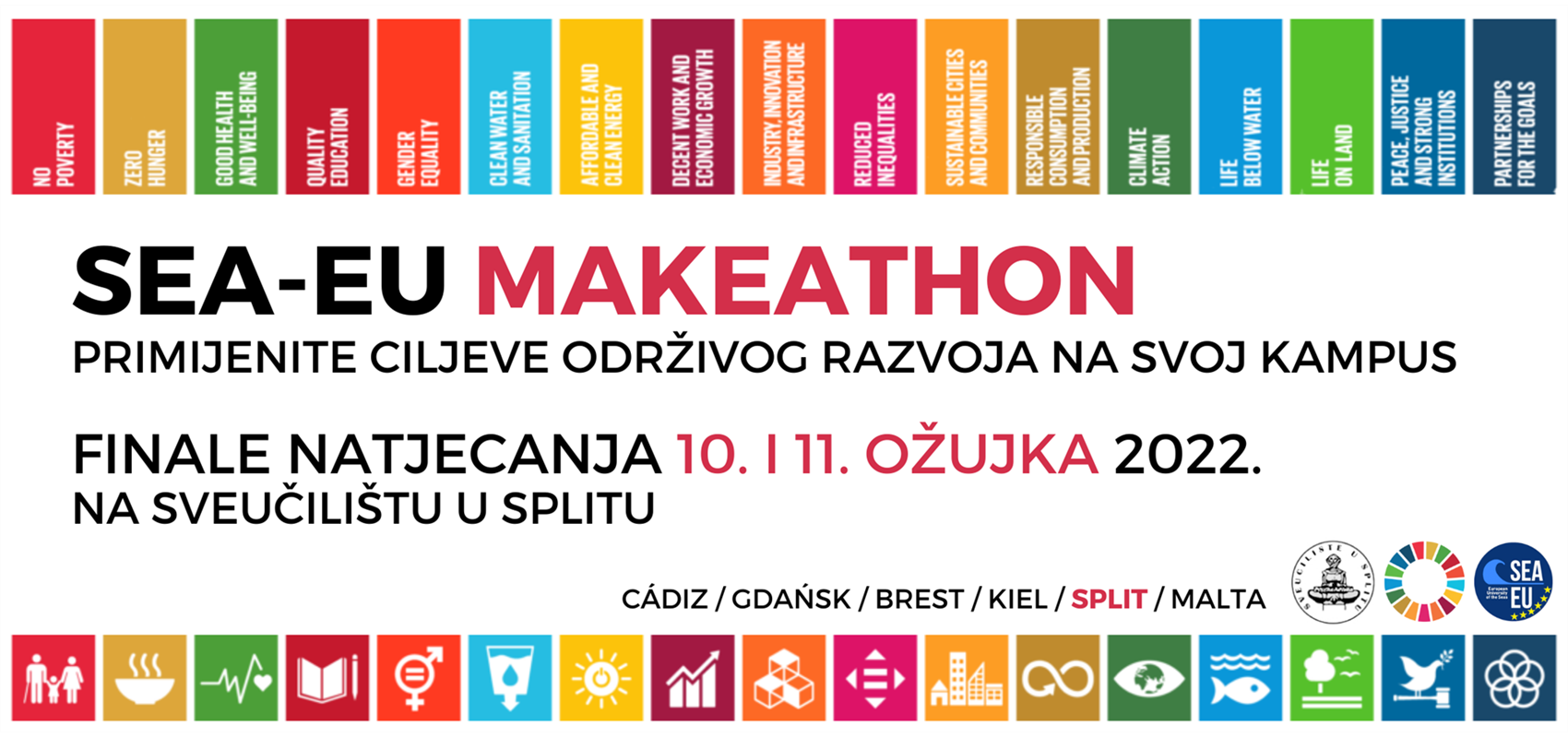 SEA-EU Makeathon finals - March 10 and 11 at the University of Split