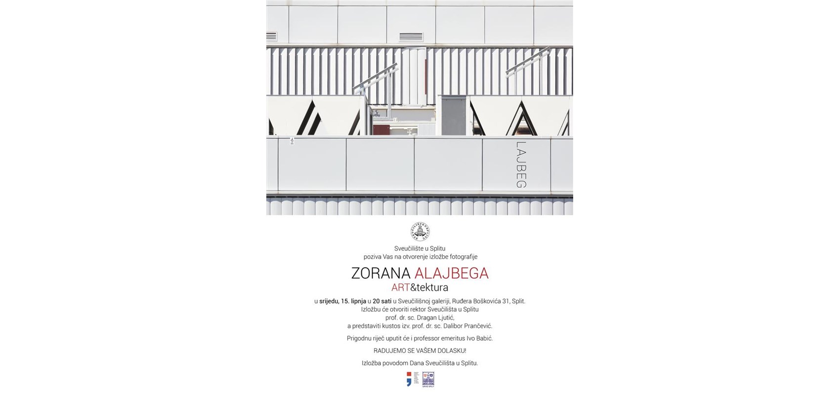 IZLOŽBA FOTOGRAFIJA ZORANA ALAJBEGA U SVEUČILIŠNOJ GALERIJI