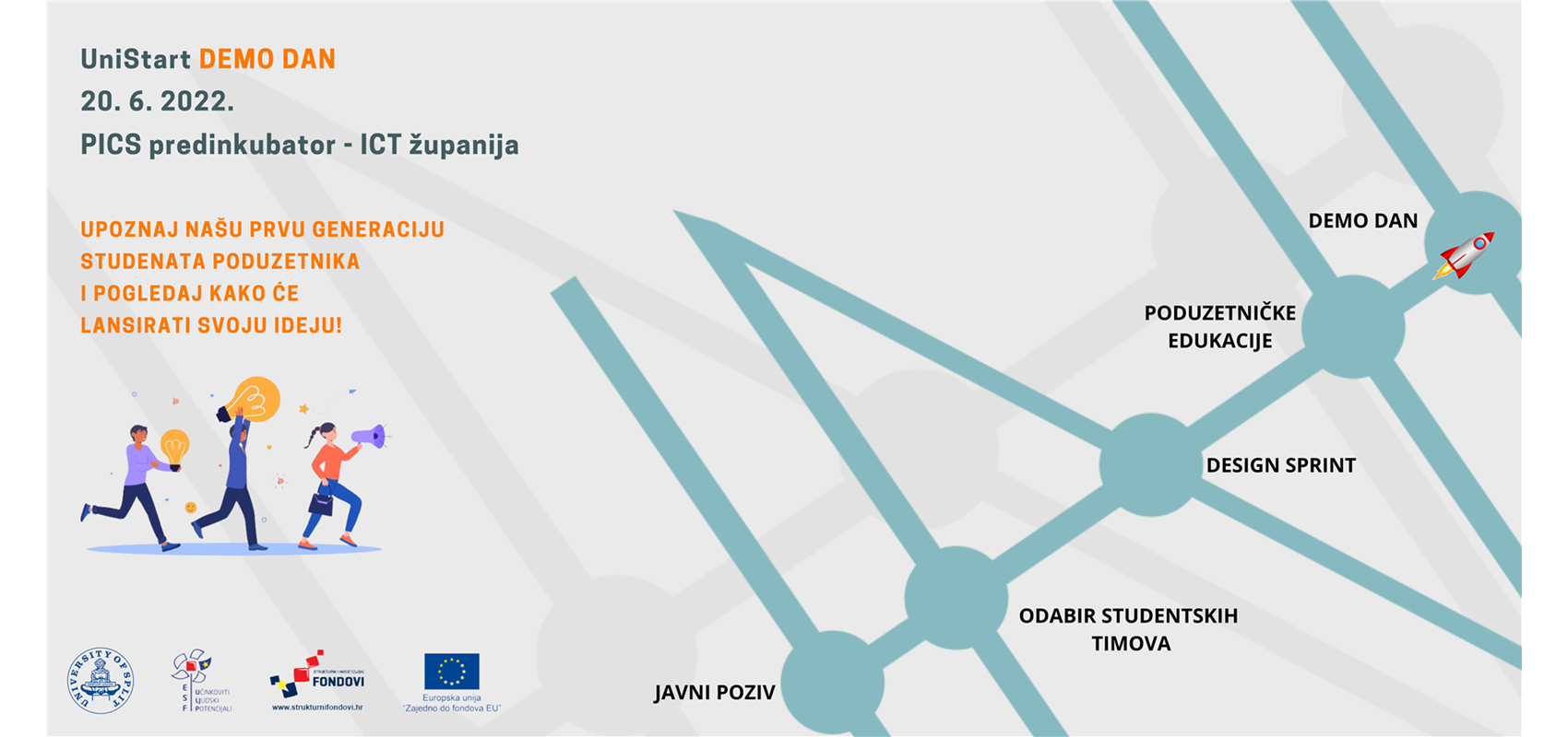 Prijave za Demo dan - uzbudljivo finale studentske poduzetničke prakse UniStart!