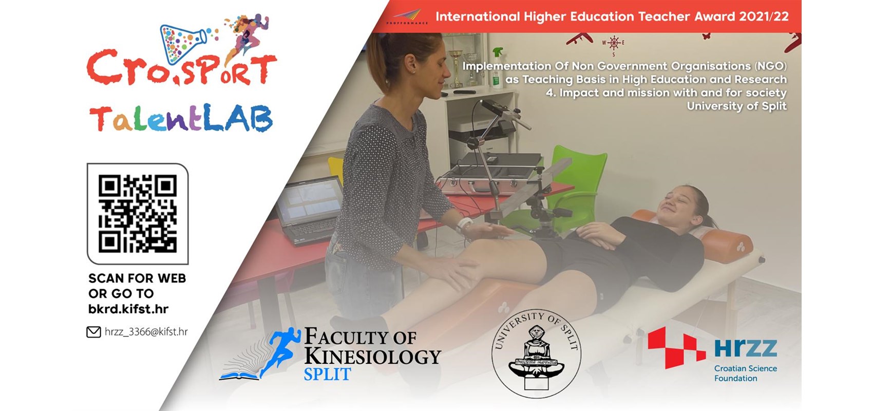 Međunarodna i nacionalna nagrada za izvrsnost i primjer dobre nastavne prakse dodijeljene izv. prof. dr. sc. Draženu Čularu i Cro Sport Talent Lab timu
