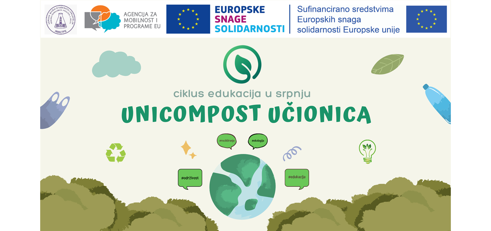 UniCompoST učionica - besplatne edukacije u području gospodarenja otpadom i kružne ekonomije
