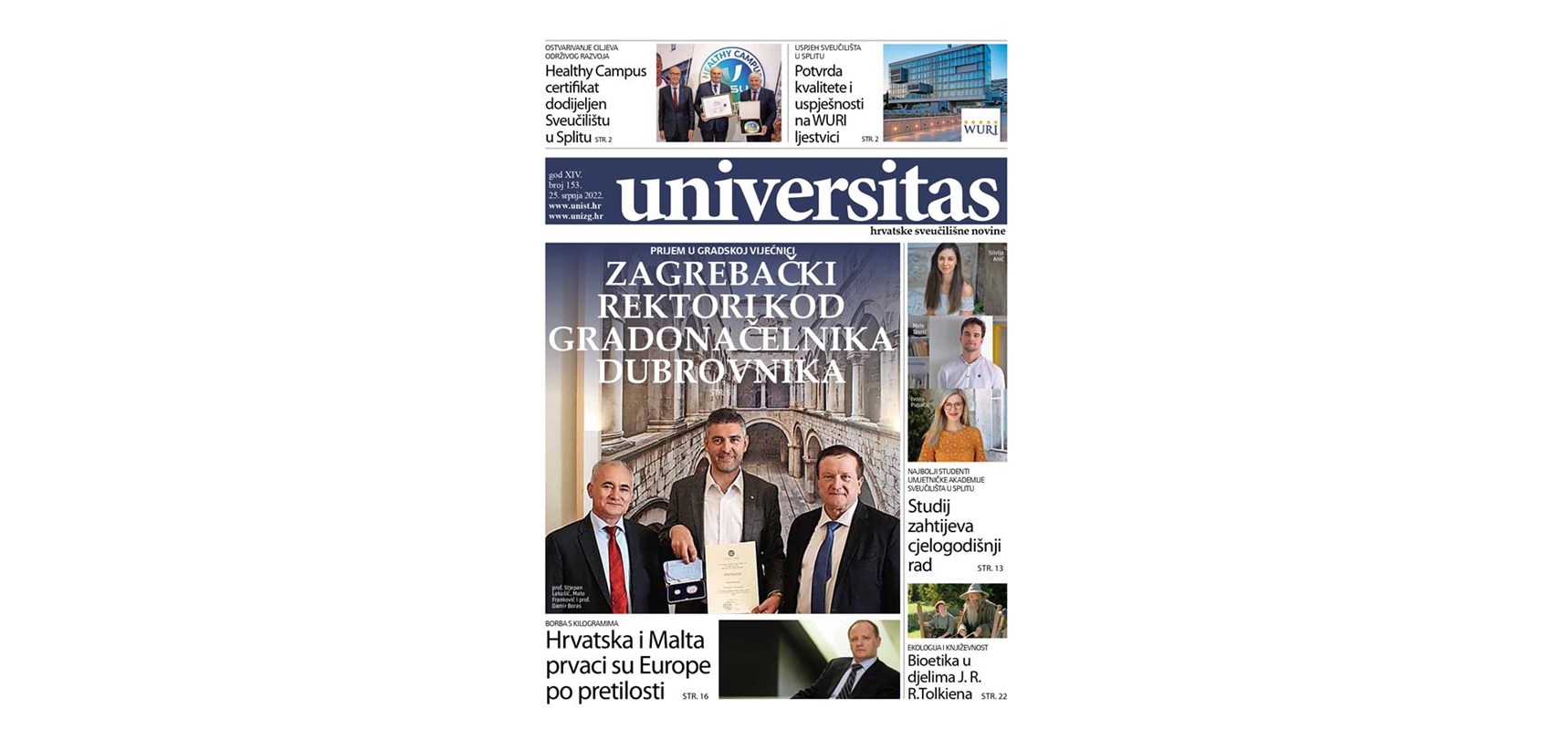 Srpanjski broj Universitasa na kioscima