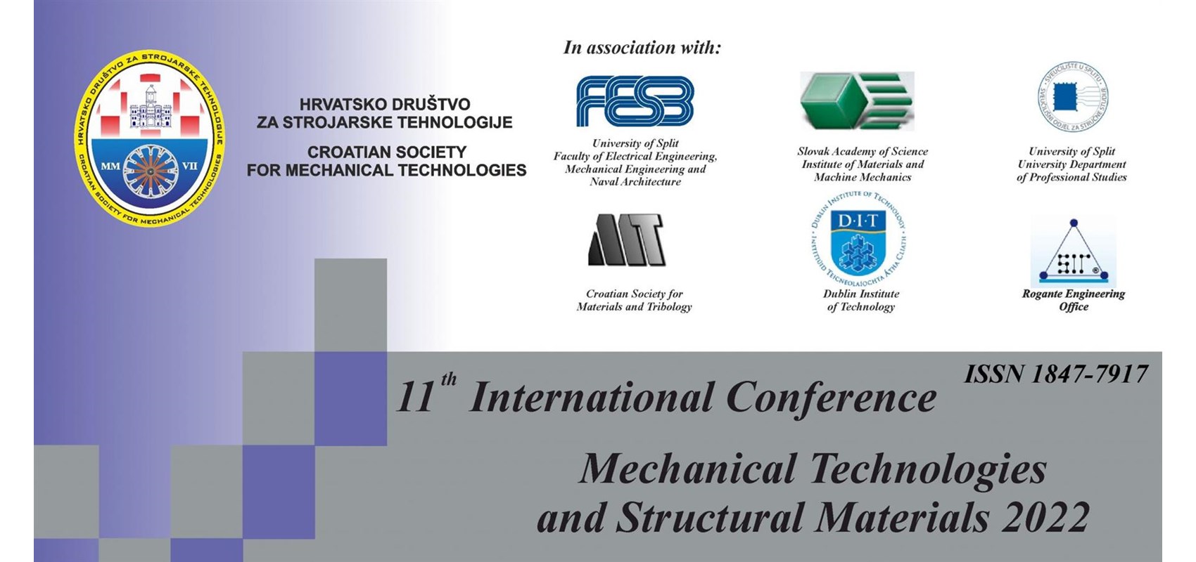 Međunarodna znanstvena konferencija – Strojarske tehnologije i konstrukcijski materijali – Mechanical Technologies and Structural Materials MTSM2022.