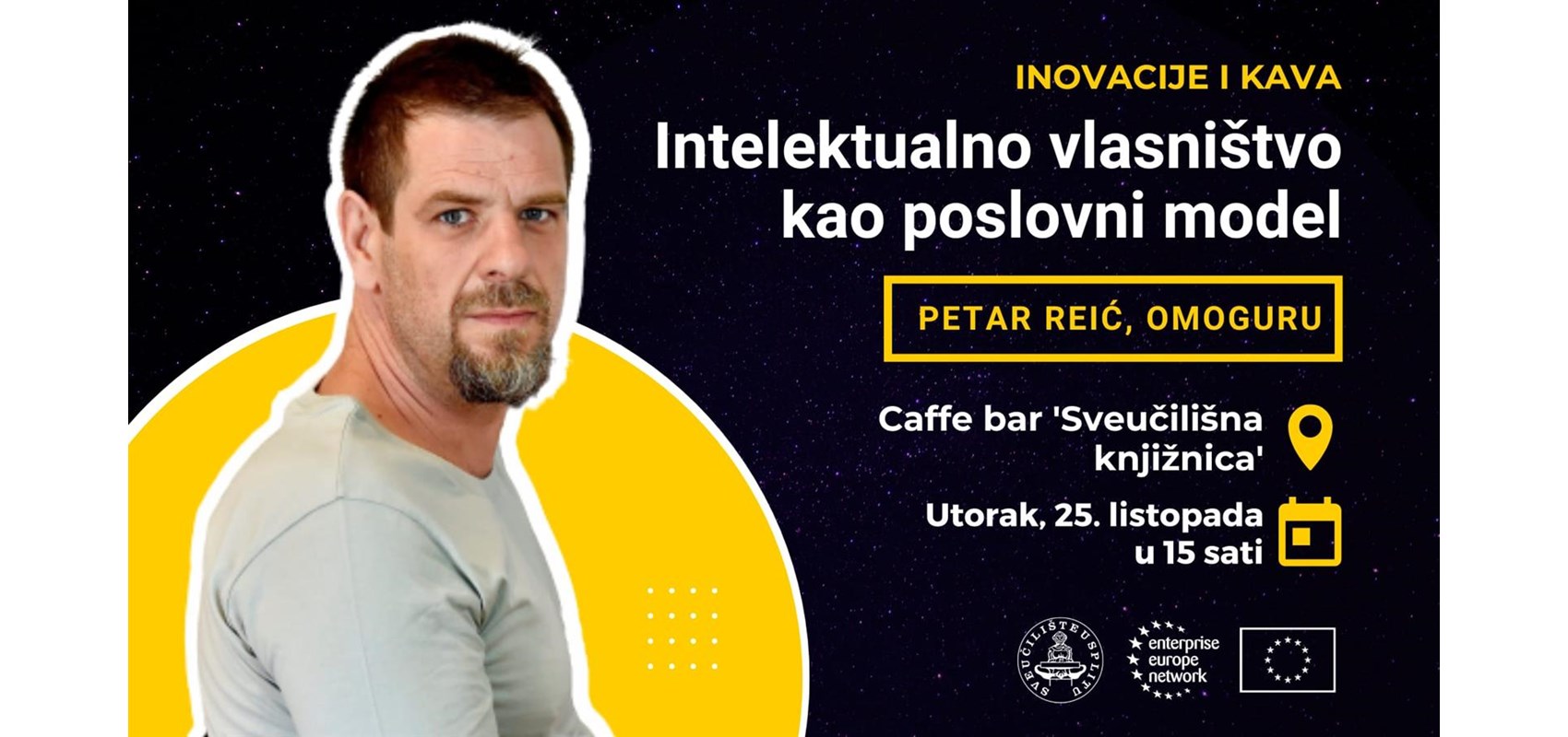 Inovacije i kava s Petrom Reićem; saznajte kako i zašto upravljanje intelektualnim vlasništvom može biti dio uspješnog poslovnog modela