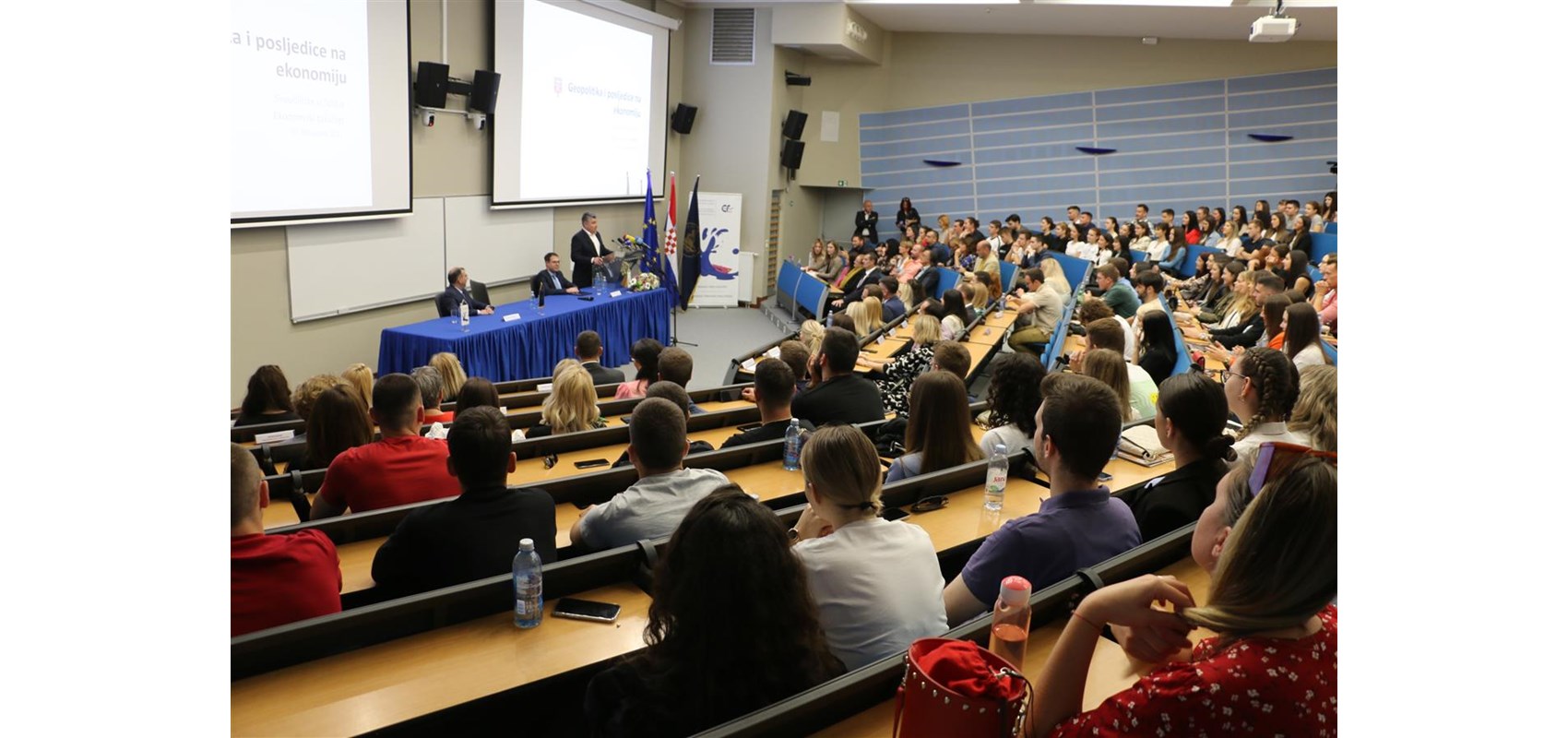 Croatia’s President, Zoran Milanović, held a lecture at the Faculty of Economics
