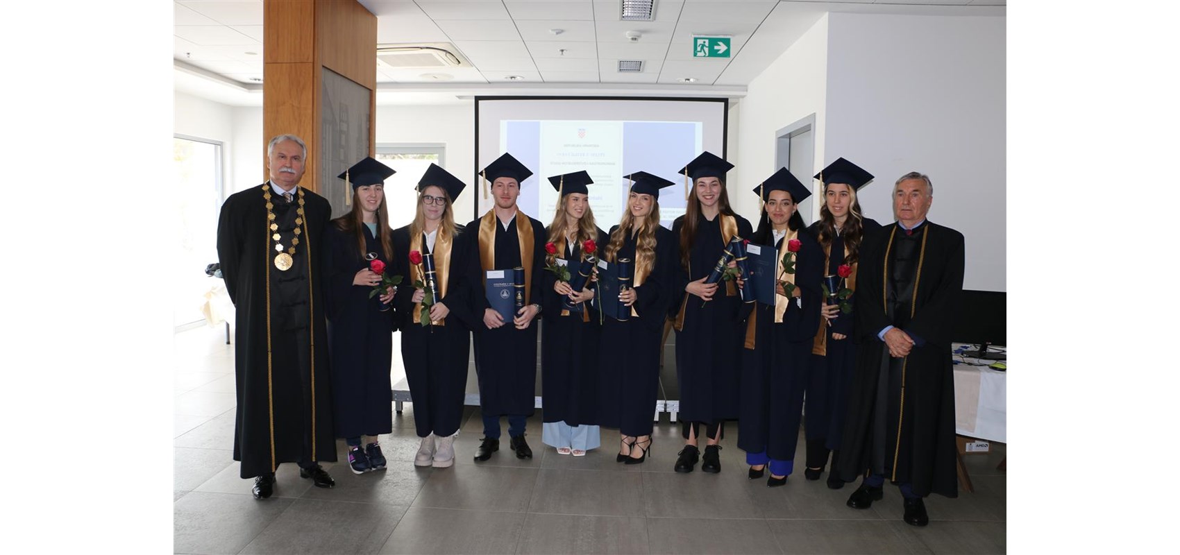 Održana svečana promocija prve generacije diplomiranih studenata sveučilišnog preddiplomskog studija Hotelijerstva i gastronomije