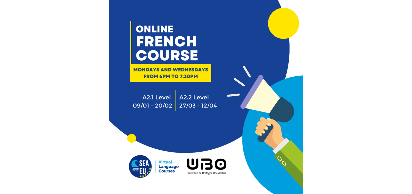 Prijavite se na kratke online tečajeve francuskog jezika za razinu A2