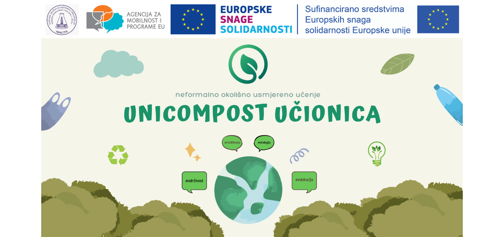 Završen projekt UniCompoST Učionica - učenici osnovnih i srednjih škola u Splitu stjecali znanja i vještine nužne za zelenu transformaciju zajednice!