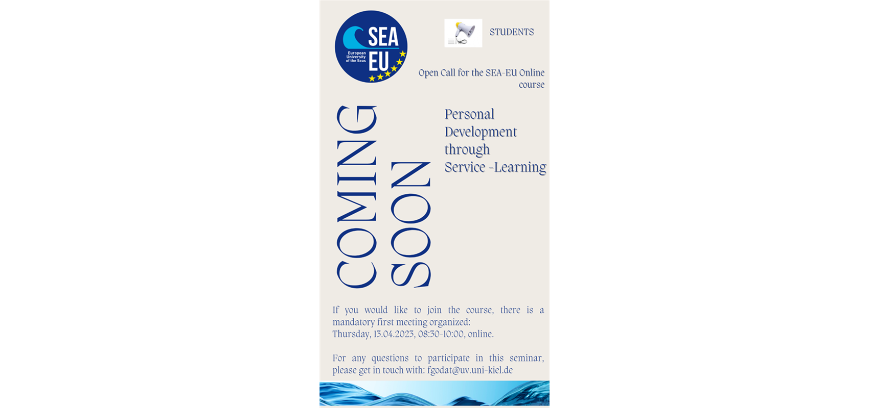 STUDENTI - besplatan online kolegij o društveno-korisnom učenju u organizaciji SEA-EU alijanse