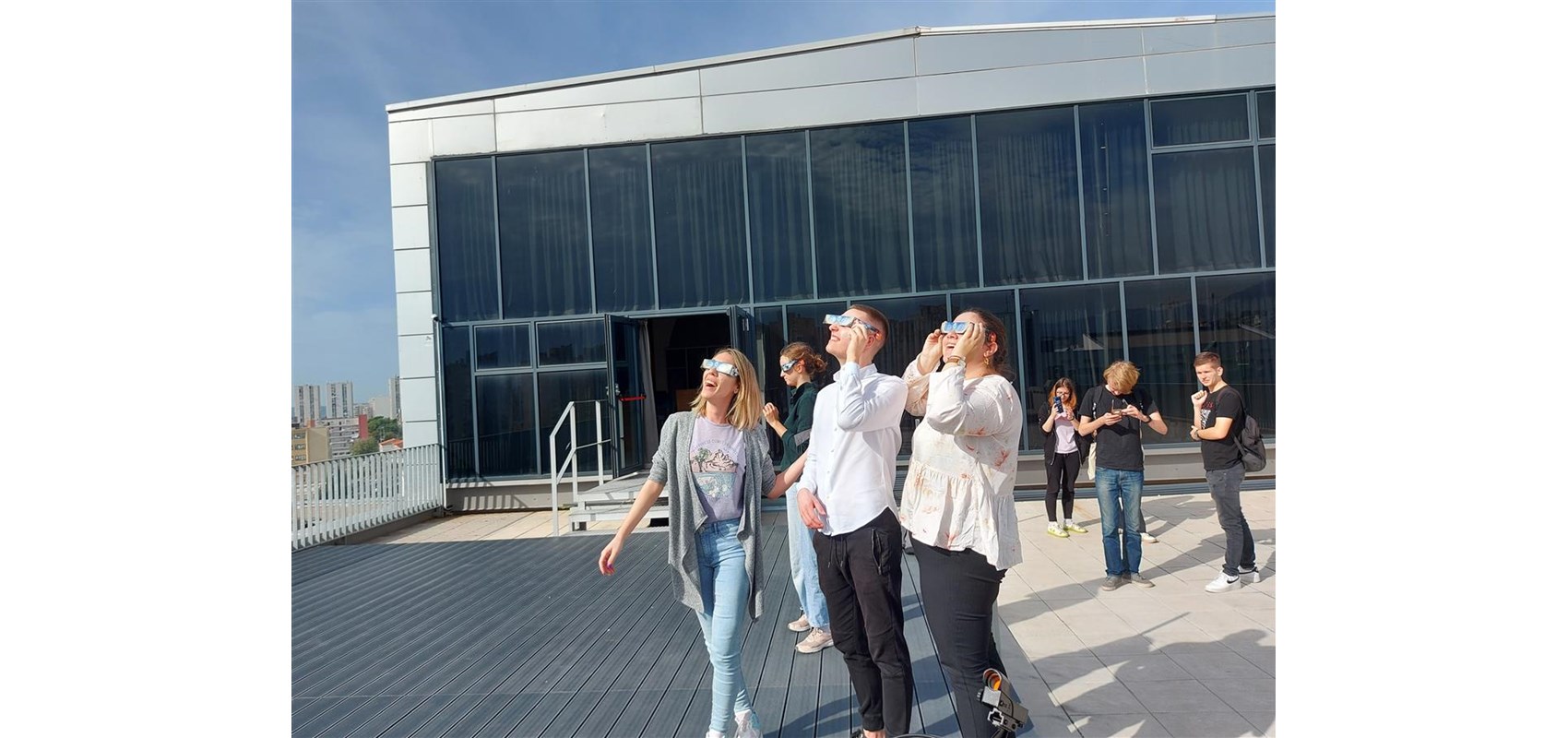 Physics students at Faculty of Science (PMF), in the project 
