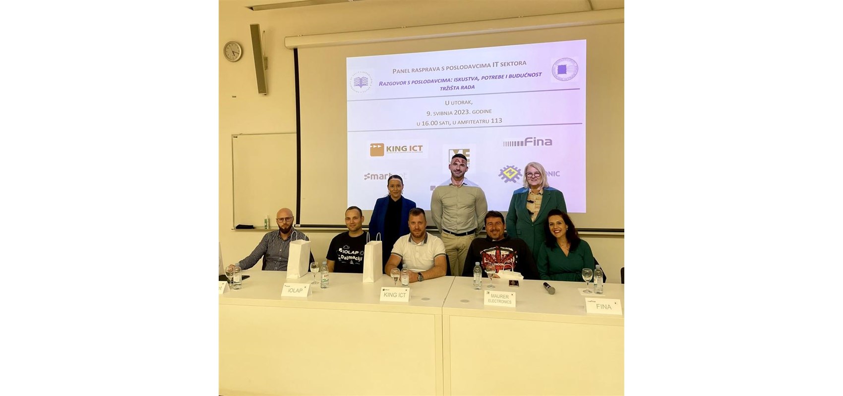 Panel discussion with IT sector employers at University Department of Professional Studies