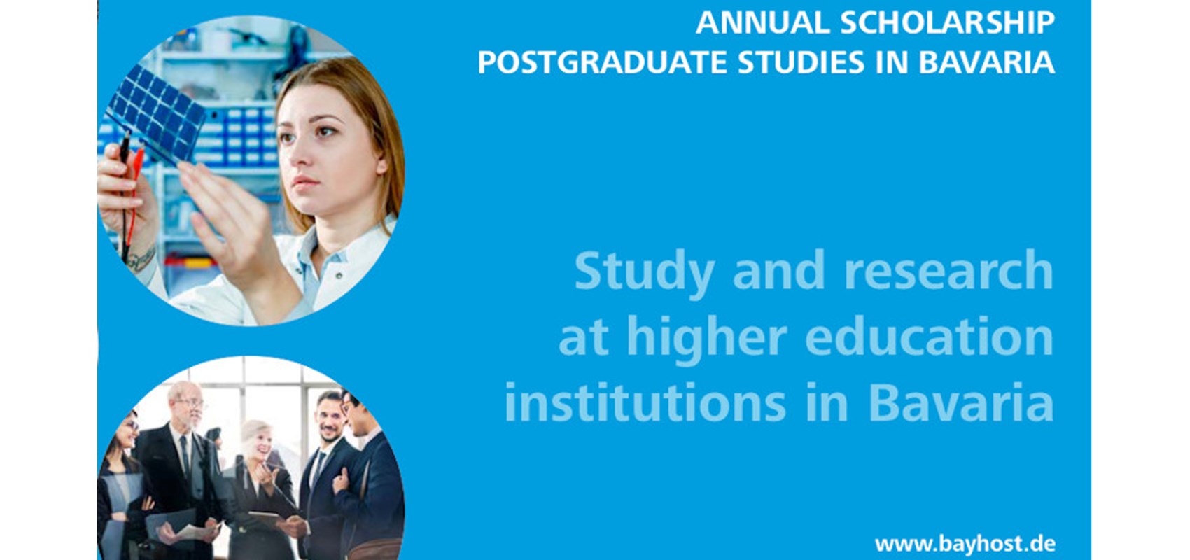 Bavarske godišnje stipendije za diplomske i poslijediplomske studije u akademskoj godini 2024./2025.