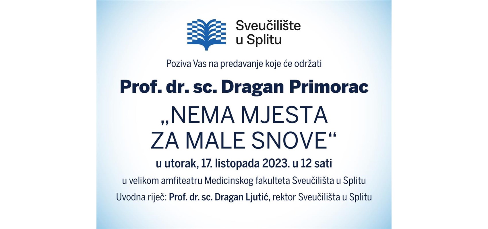 Predavanje pod nazivom 