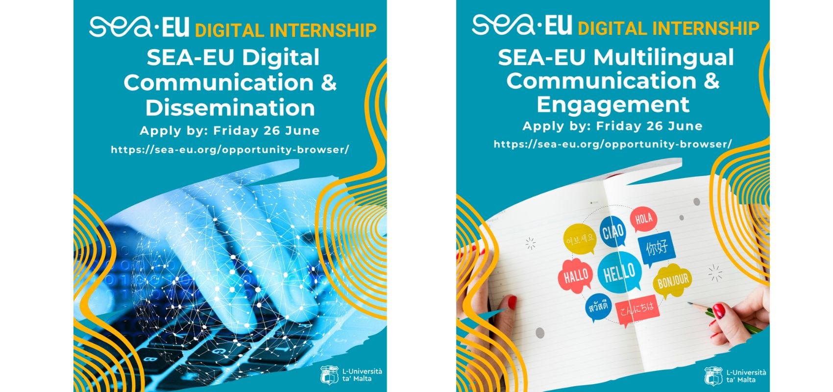 One click to an international career: Open applications for SEA-EU digital internships!