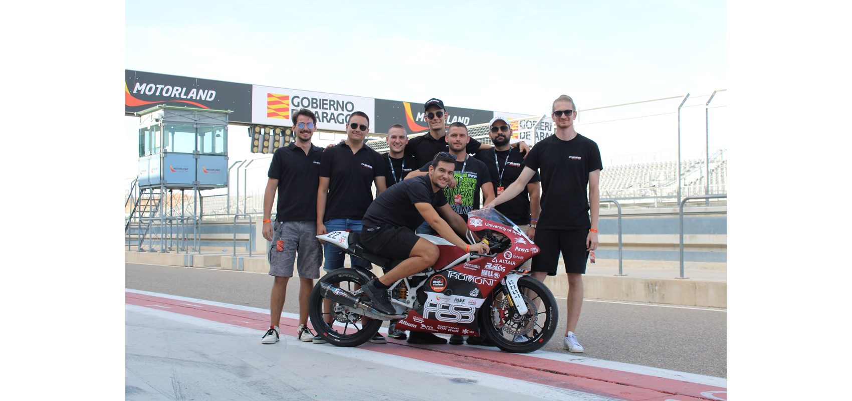FESB Racing Team svojim motociklom ravnopravan sa svjetski poznatim moto ekipama na MotoGP stazi u Aragonu