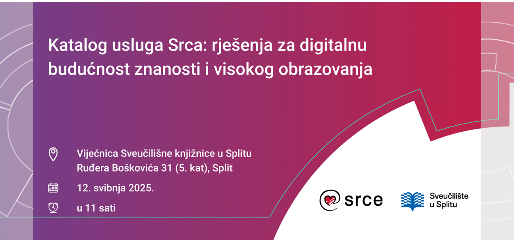 Digitalna transformacija u fokusu: Sveučilište u Splitu domaćin predstavljanja usluga Srca