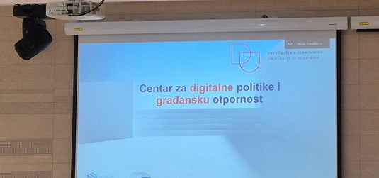 Predstavljen Centar za digitalne politike i građansku otpornost Sveučilišta u Dubrovniku