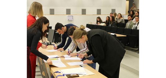 Svečano potpisivanje Ugovora o dodjeli stipendije Sveučilišta u Splitu