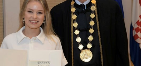 Zasluženo priznanje: Augustina Mirić dobitnica Rektorove nagrade!