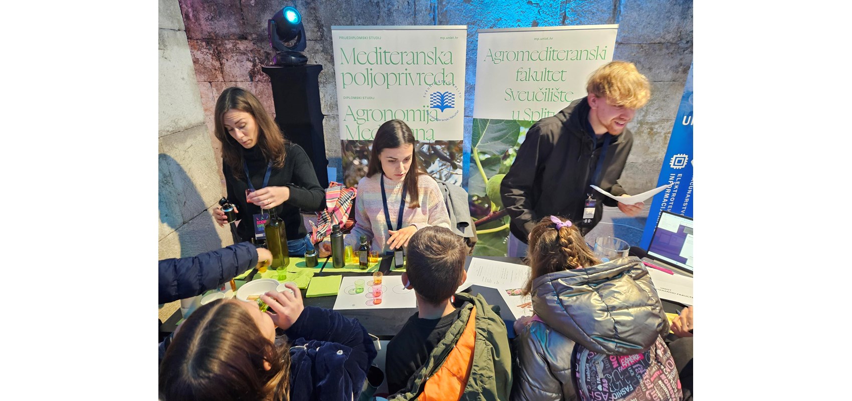 Agromediteranski fakultet sudjelovao u manifestaciji Science Comes to Town u Dioklecijanovim podrumima